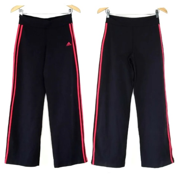 adidas Pants & Jumpsuits Adidas Wide Leg Pants Size Medium Black 3